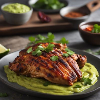 Aji Criollo Peruvian Chicken with Spicy Green Sauce