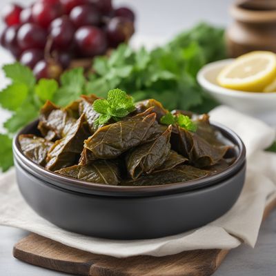 Albanian Stuffed Grape Leaves