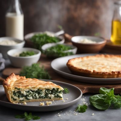 Alevropita - Greek Savory Pancake Pie