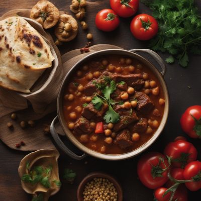 Algerian Spiced Beef Stew with Chickpeas