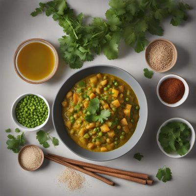 Aloo Matar with a Twist