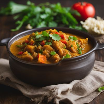 Alu Kauli Ko Tarkari (Potato and Cauliflower Curry)