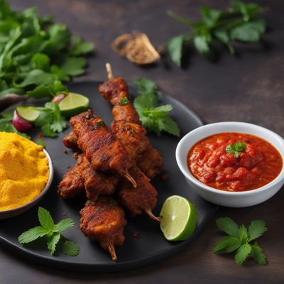 Andhra-style Spicy Chicken Kabab