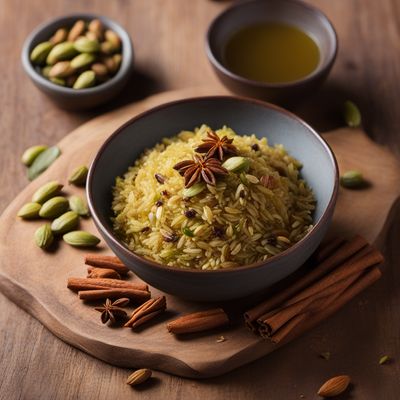 Andorran-style Sweet Rice with Nuts and Spices