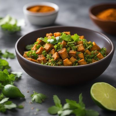 Anglo-Indian Spiced Tofu Salad