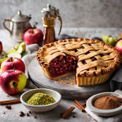 Apple Pie with a Middle Eastern Twist