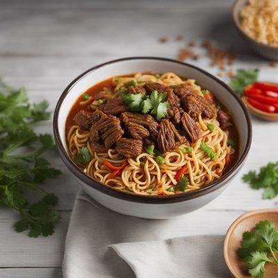 Arab-inspired Spiced Noodle Bowl