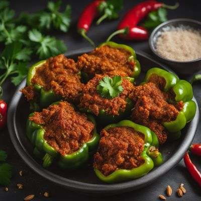 Arabian Spiced Stuffed Peppers