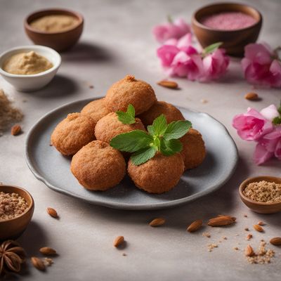 Arabic-inspired Quarkbällchen with Cardamom and Rosewater