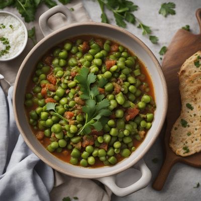 Arakas me aginares (Peas with Artichokes) - Western Saharan Style