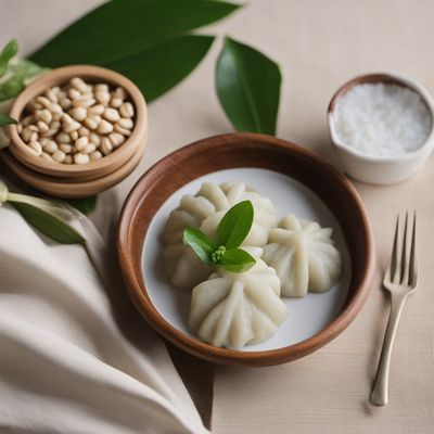 Aromanian Rice Dumplings with Sweet Coconut Sauce