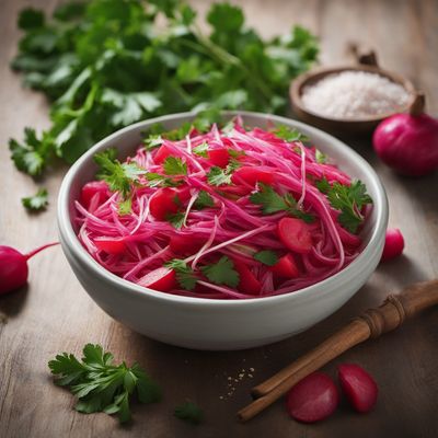 Aromanian Spiced Radish Salad