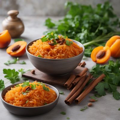 Aromatic Apricot Pilaf