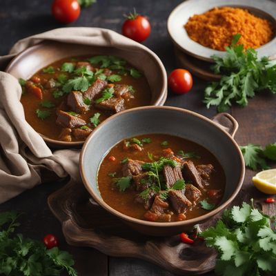 Aromatic Lamb Stew with Herbs and Spices