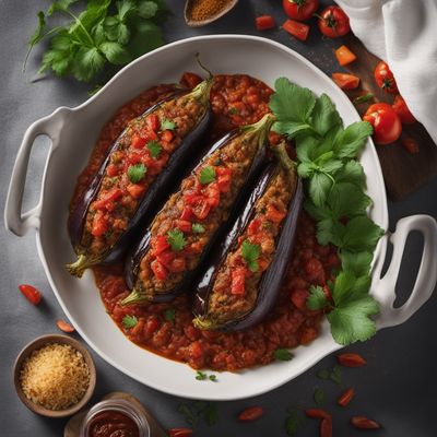 Aromatic Stuffed Eggplant Delight