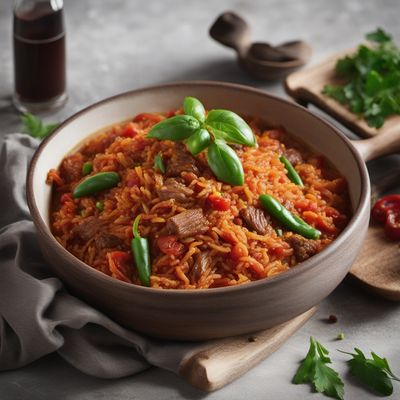 Arròs Brut - Spanish Rice with Meat and Vegetables