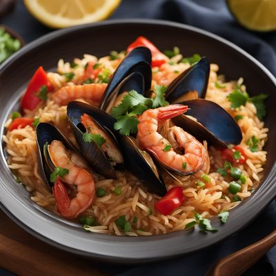 Arroz con Mariscos - Spanish Seafood Rice