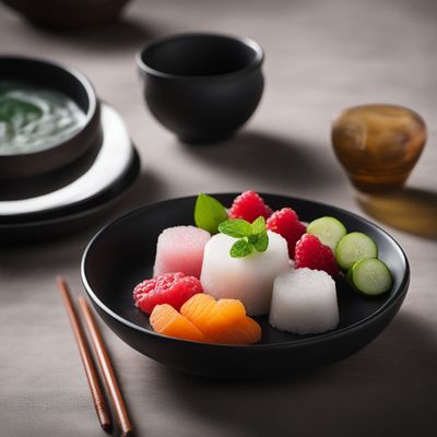 Asian-inspired Water Mochi