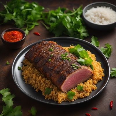 Assamese-style Stuffed Veal Breast