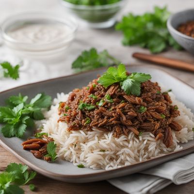 Assyrian-inspired Cốm Rice with Spiced Lamb