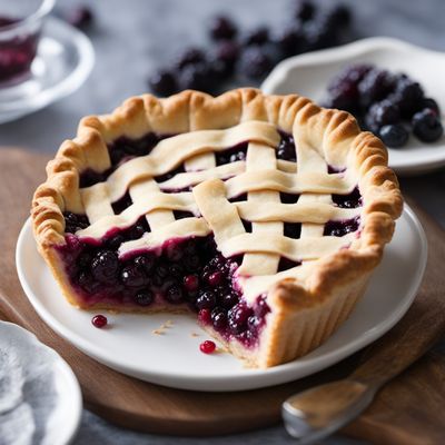 Australian Twist on Saskatoon Berry Pie