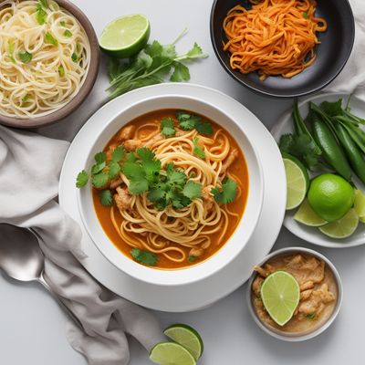 Authentic Thai Khao Soi Curry Noodles