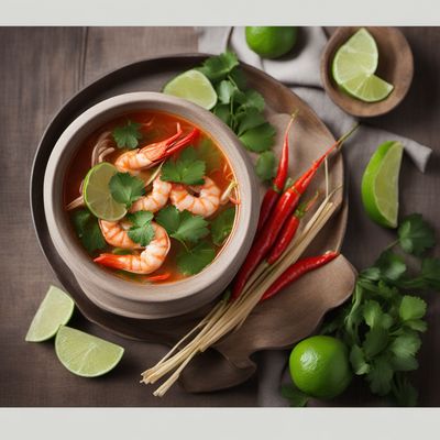 Authentic Thai Tom Yum Soup