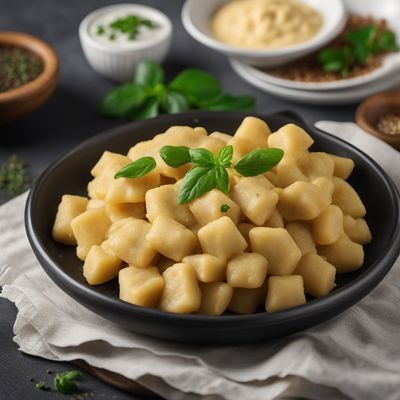 Azerbaijani-inspired Gnocchi with Savory Cheese Sauce