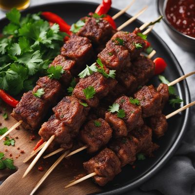 Azerbaijani-inspired Spiced Ground Meat Skewers