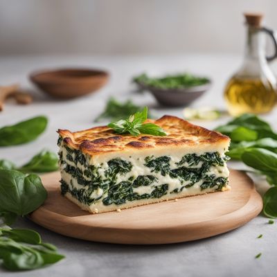 Azerbaijani Spinach and Cheese Qutab