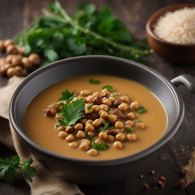 Bahamian Chickpea and Chestnut Soup