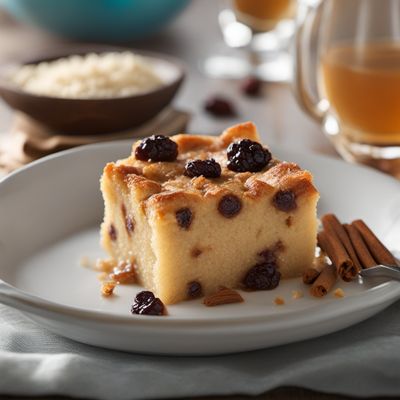 Bahamian Coconut Bread Pudding