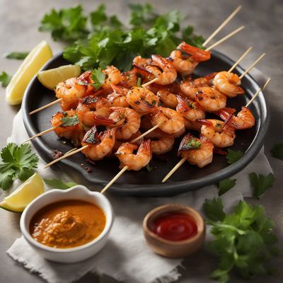 Bahraini-style Shrimp Skewers