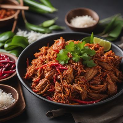 Balinese Spicy Shredded Chicken (Ayam Pelalah)