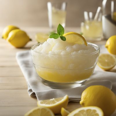 Balkan Lemon Granita