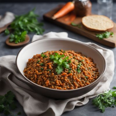 Balkan-style Lentils with Noodles