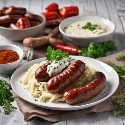 Bosnian Style Bangers and Mash