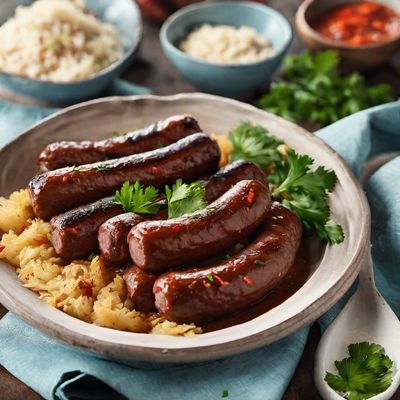 Caribbean Bangers and Mash