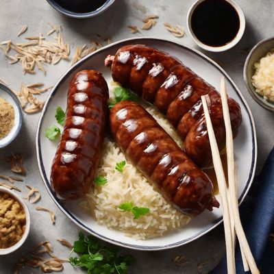 Chinese-style Sausages and Mashed Potatoes