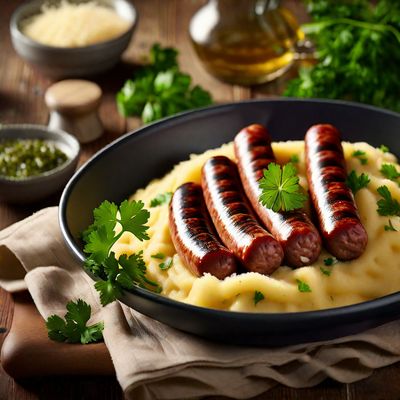 Italian Sausages with Creamy Polenta