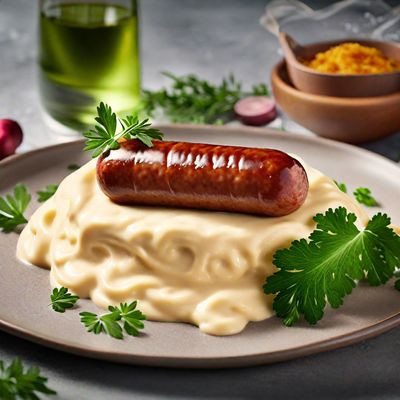 Molecular Gastronomy Bangers and Mash