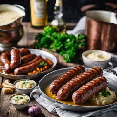 Bangers and Mash with a Nouvelle Twist