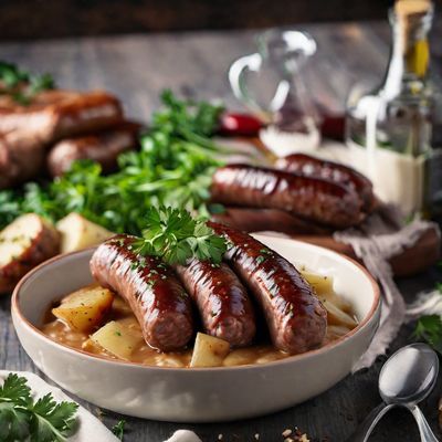 Bangers and Mash with a Nouvelle Twist