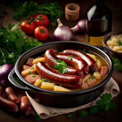 Spanish-style Bangers and Mash