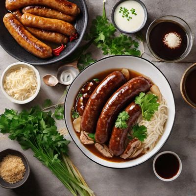 Taiwanese-style Bangers and Mash