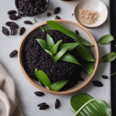 Bánh Gai - Vietnamese Black Sticky Rice Cake