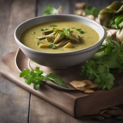 Barbadian Style Artichoke and Potato Soup