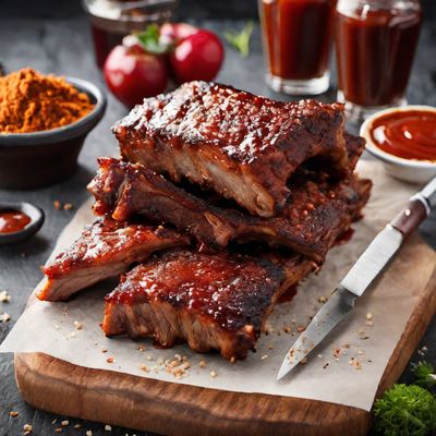 Fast Food Barbecue Ribs