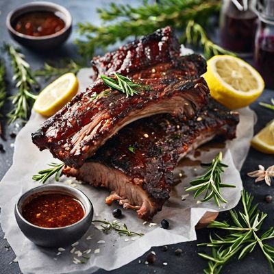 Greek-style Barbecue Ribs