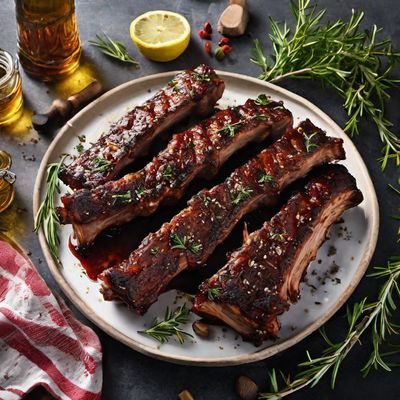 Greek-style Barbecue Ribs